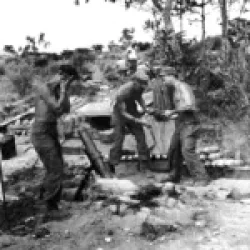 4.2 Inch Mortar fires in support of the 7th Division