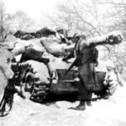 Another tank destroyed and – or abandoned by the German shot of supplies