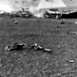 B-24 crash site 1944 (Illustration)