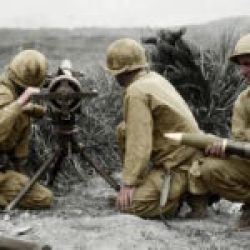 Crew of a 75-MM Recoiless Gun, 96th Infantry Division, Okinawa, 1945