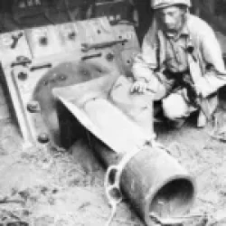 Japanese 320-MM Spigot Mortar – Okinawa 1945