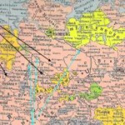 Map Combat Area 1st Canadian Parachute Battalion April 1945