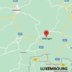 Map EUCMH Location Aldringen (centered) Red Marker