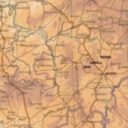 Map Nieder-Ober Emmels (St Vith) 1945