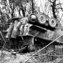 Mark-VI-Tiger Bombed Out and Desdtroyed