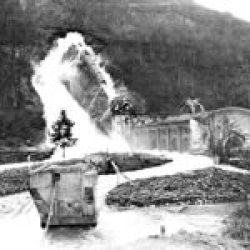 Retreating German troops have opened & jammed the floodgates of the Schwammenauel Dam, flooding Rur river to stop Allied advance into Reich