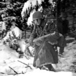 US Troops – Battle of the Bulge – January 1945 (Illustration)