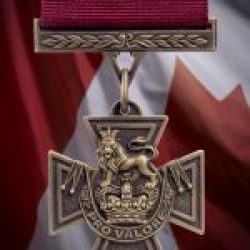 The first Canadian Victoria Cross medal – produced by the Government of Canada